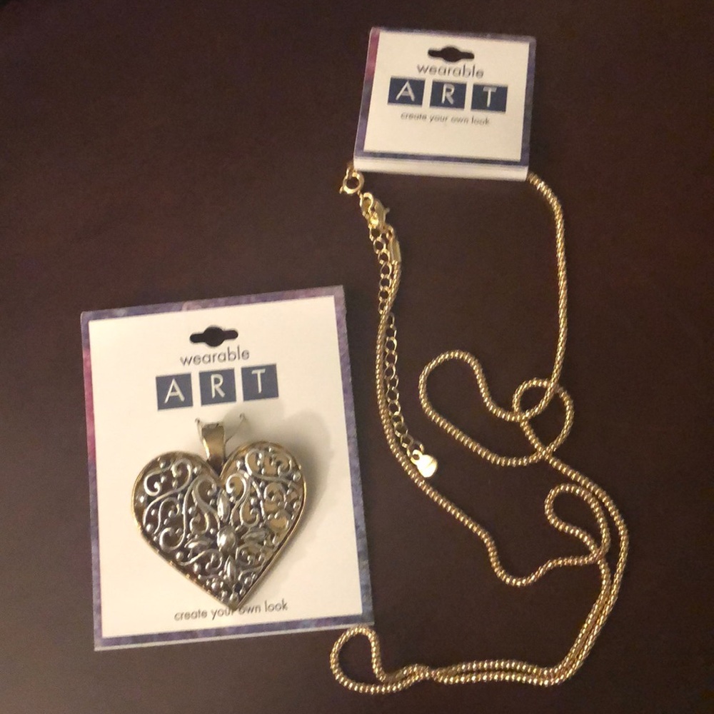 Wearable Art Create Pendant and Necklace